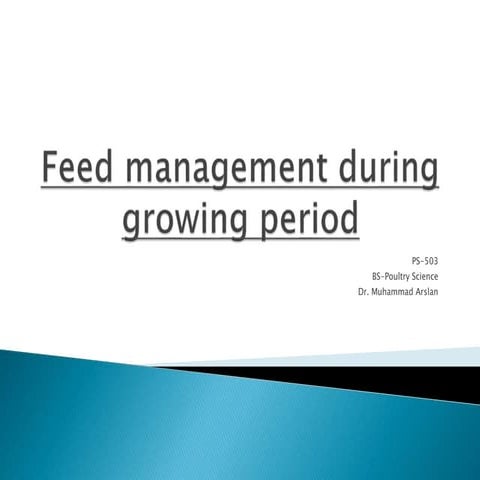 Feed management during growing period.pptx