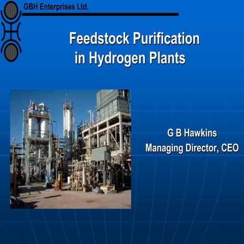 Feedstock Purfication in Hydrogen Plants