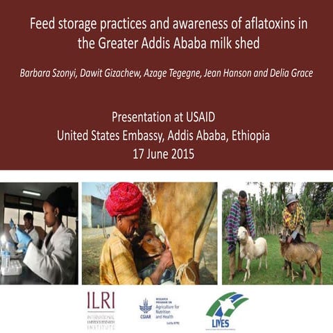 Feed storage practices and awareness of aflatoxins in the Greater Addis Ababa...