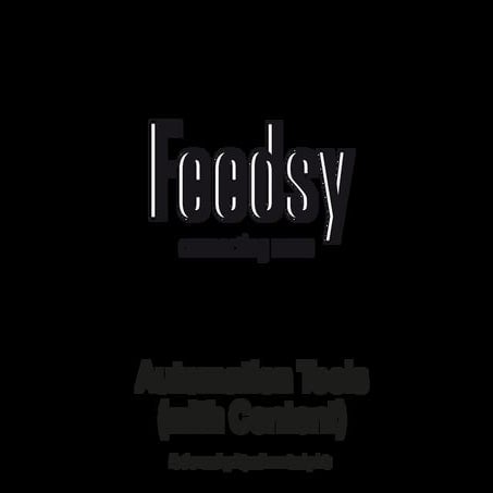 Feedsy snapshot Sept 2019