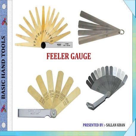 Feeler gauge 