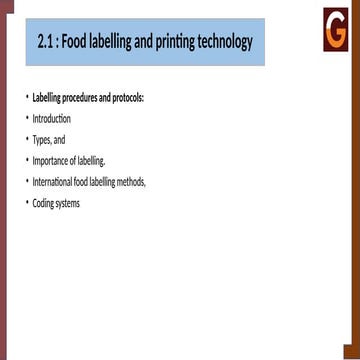 Taiwan Food Safety & Regulations for Food Labeling | PDF