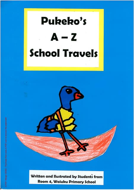 Pukeko's A - Z School Travels
