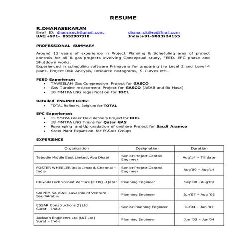 Dhanasekaran_Resume