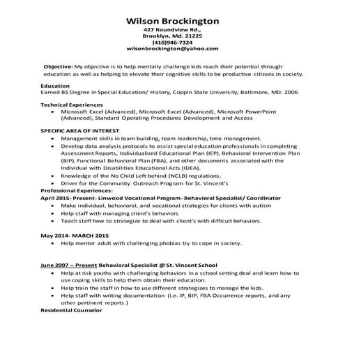 Revised Resume - blocked | PDF