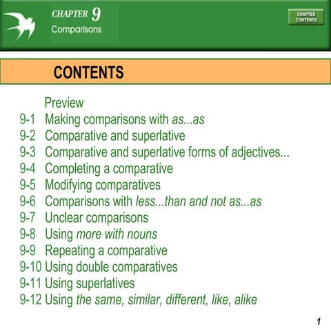 Feg chapter 09 - comparisons