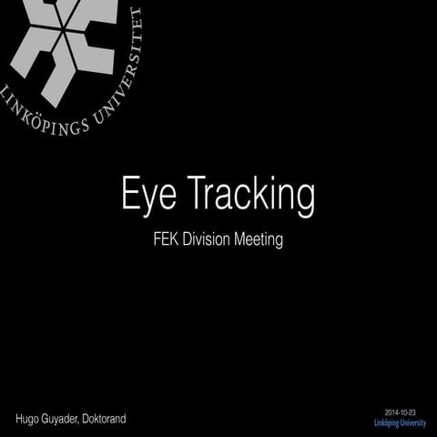Eye Tracking - FEK marketing experiment