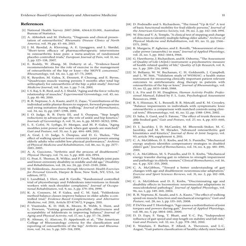 Feldenkrais references