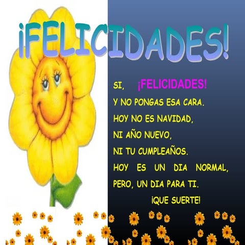 Felicidades