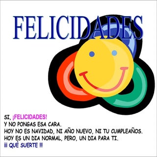 Felicidades