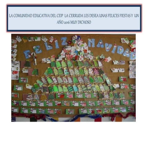 Felicitación Navideña 2015 - CEIP La Cerruda