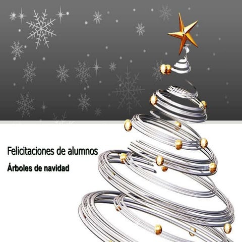 Felicitaciones de  navidad de alumnos de tercero de ESO