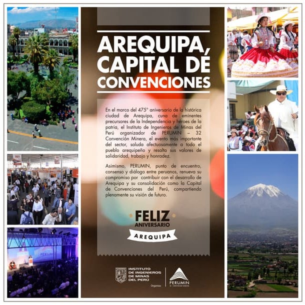 ¡Feliz 475° Aniversario Arequipa! Cuna de precursores y héroes de la patria