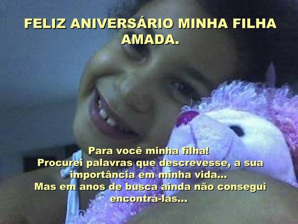 Feliz Aniversario Minha Filha Feliz Aniversario Minha Filha