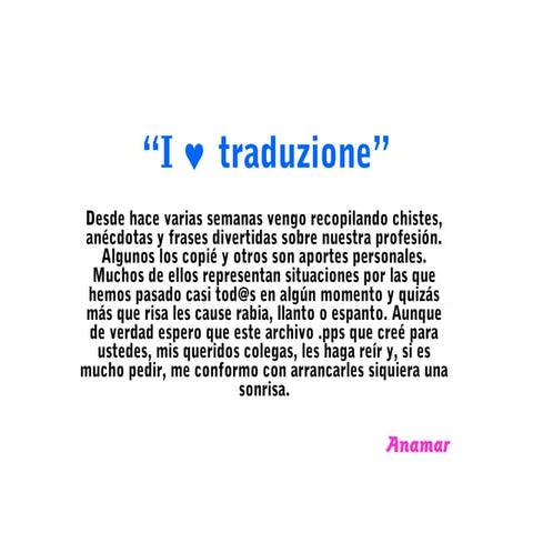 ¡Feliz día del traductor!