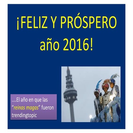 Feliz y próspero 2016