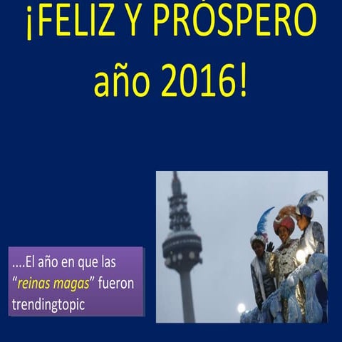 Feliz y próspero 2016