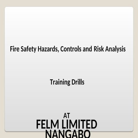 Safety Training on fire risk assessment Presentation.pptx