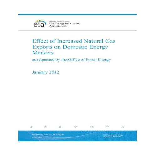 Effect of Increased Natural Gas Exports on Domestic Energy Markets