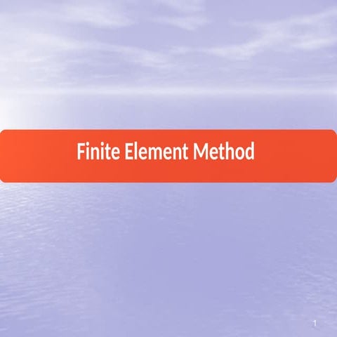 Finite elements method for ship structure