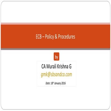 External commercial borrowings | PPTX
