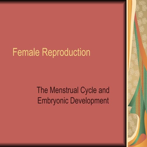 The female reproductive system10 | PPTX