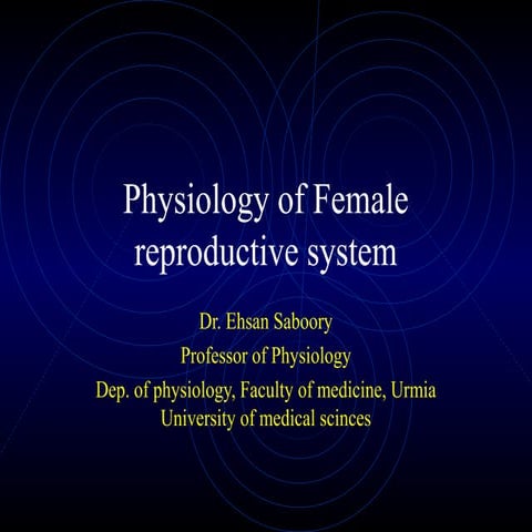 Female repproductive physiology