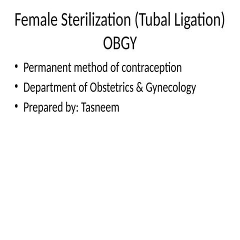 Permanent methods of family planning ppt.-BIJU | PPTX