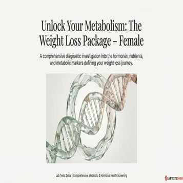 Female Weight Loss - Your Body's Metabolic Blueprint | PDF