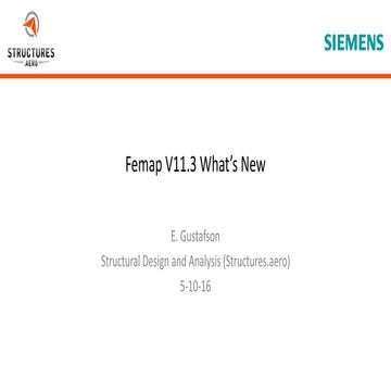 What you need to know about FEMAP v11.3