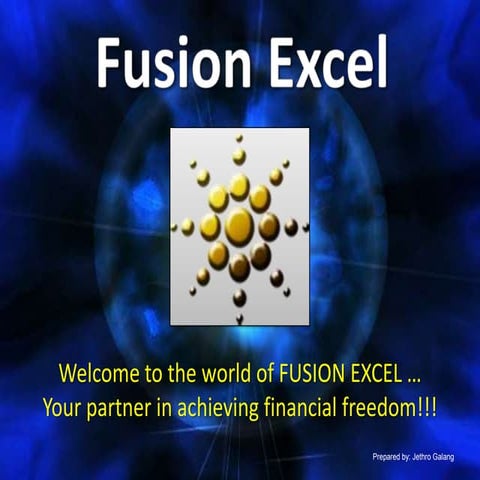 Fusion Excel Marketing Presentation