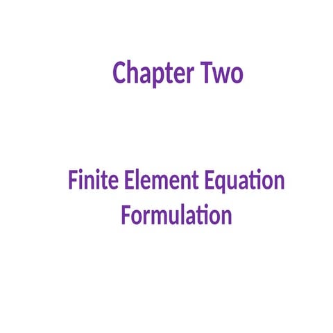 Finite element analysis of shape function | PPTX