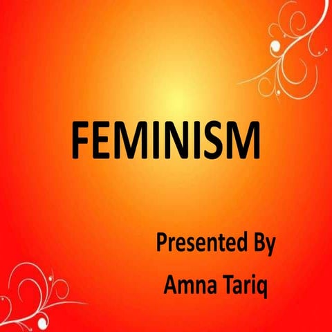 Feminism By Amna Tariq