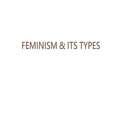 Feminism.ppt