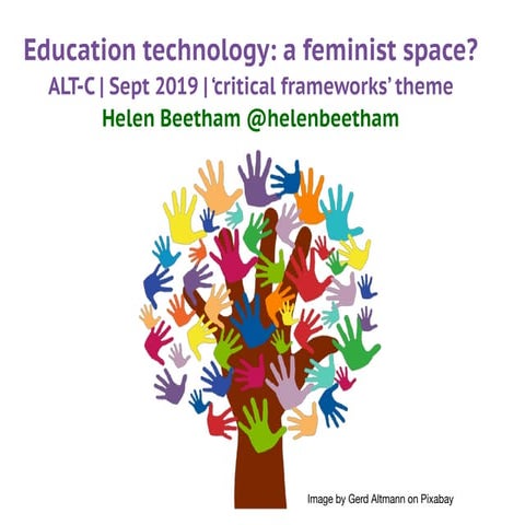 Education technology - a feminist space?