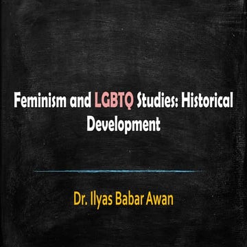 Feminism and LGBTQ Studies Slides asNUML