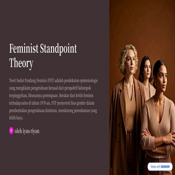 Feminist Standpoint Theory communication | PDF
