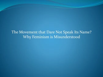 Feminist advocacy project ENG 632