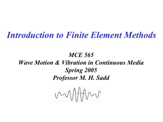 Fem lecture