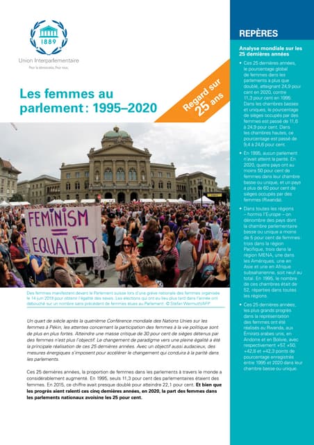 Haïti et le Monde: Les Femmes au Parlement 1995 - 2020
