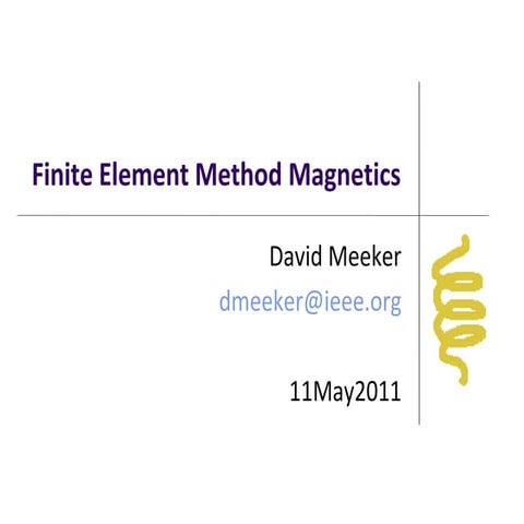 PROGRAMA FEMM PARA ESTUDIANTES  DE MAQUINAS