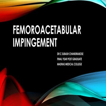 femoro acetabular impingement clinical.pptx