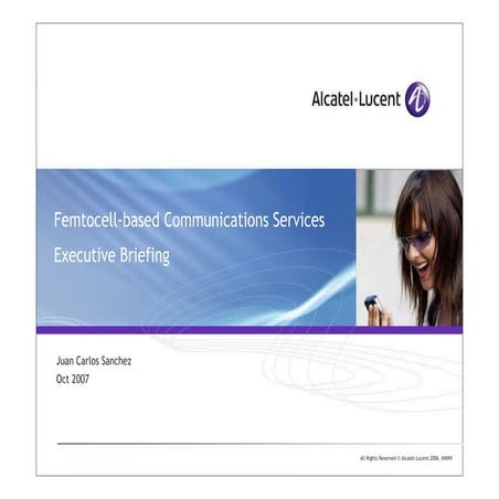 Femtocell-based communication services - Executive briefing