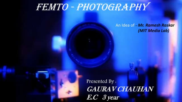 Femto   photography