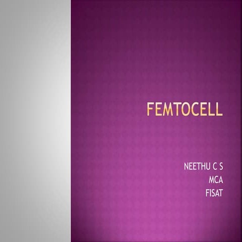 Femtocell