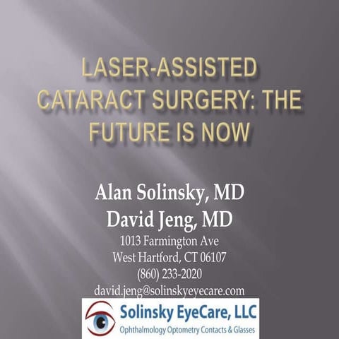 Femtosecond laser assistedcataractsurgery