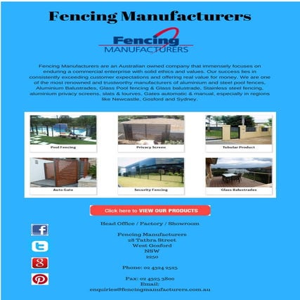 Fencing Manufacturers