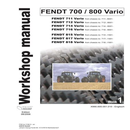 FENDT 818 VARIO TRACTOR Service Repair Manual.pdf