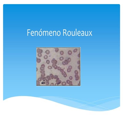 Fenómeno rouleaux
