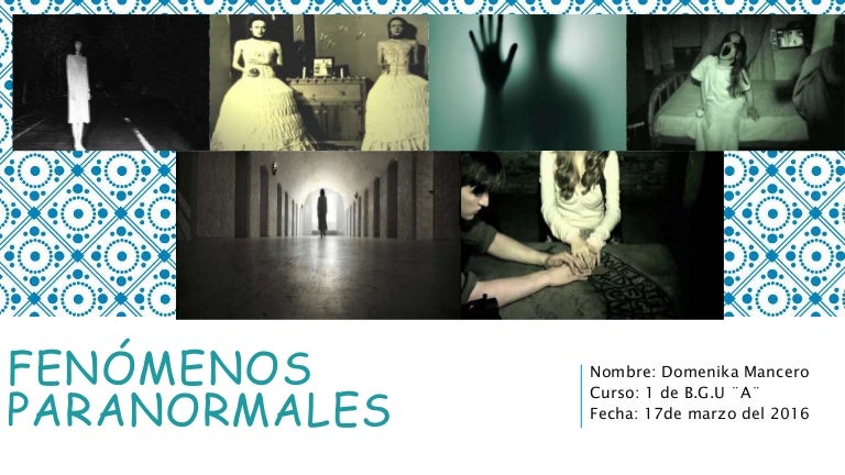 Fenómenos paranormales